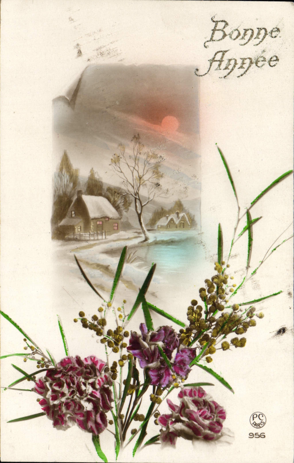 CPA Fantaisie Fleurs