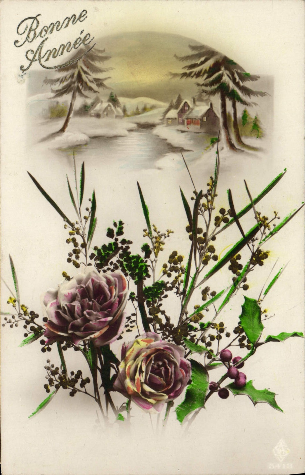 CPA Fantaisie Fleurs