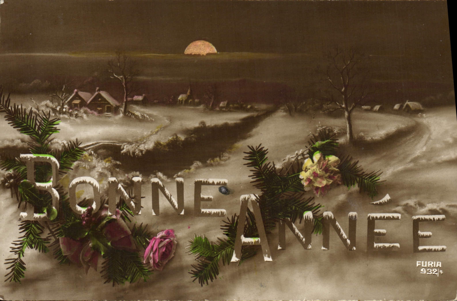 CPA Fantaisie Bonne annee