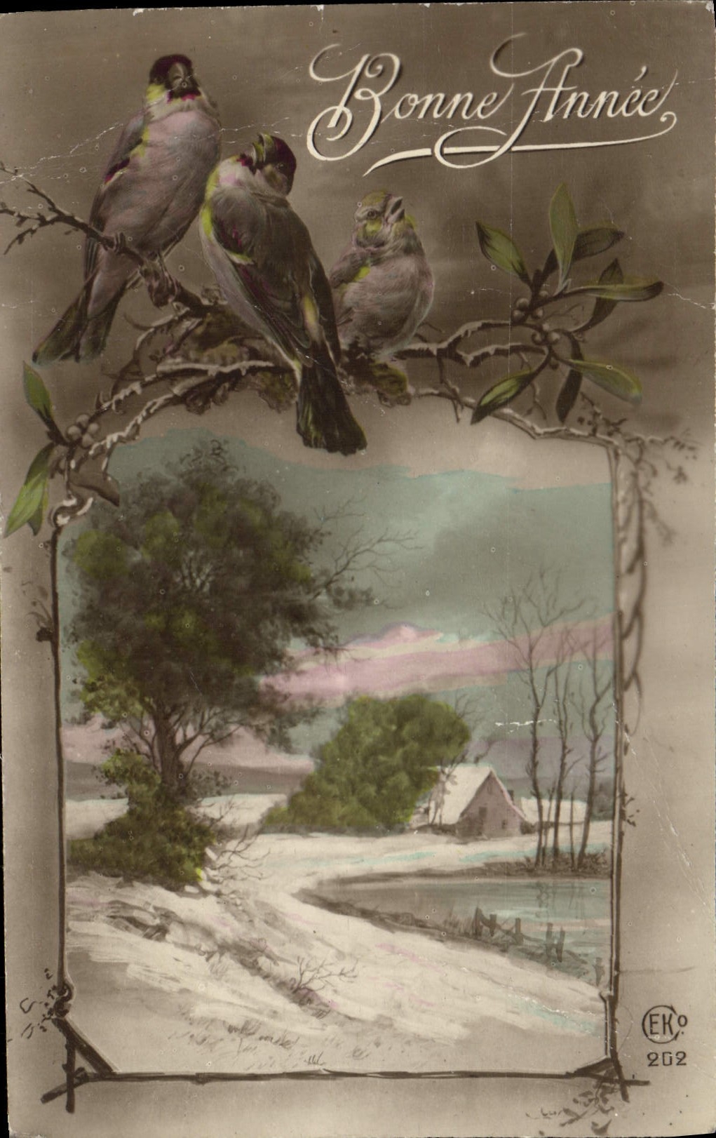 VINTAGE POSTCARD Good Fantasy Anneee