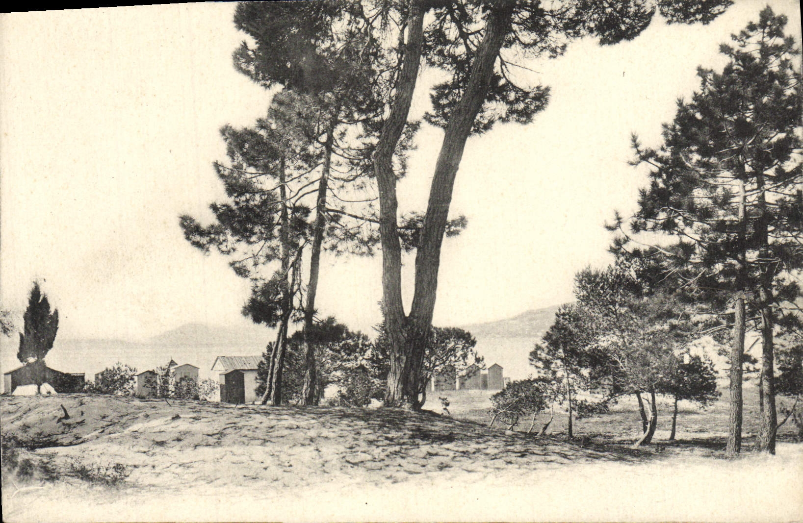 CPA Cabanes au bord de l'eau