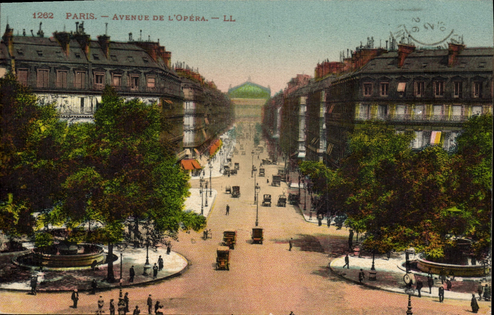 CPA Paris Avenue De L'Opera