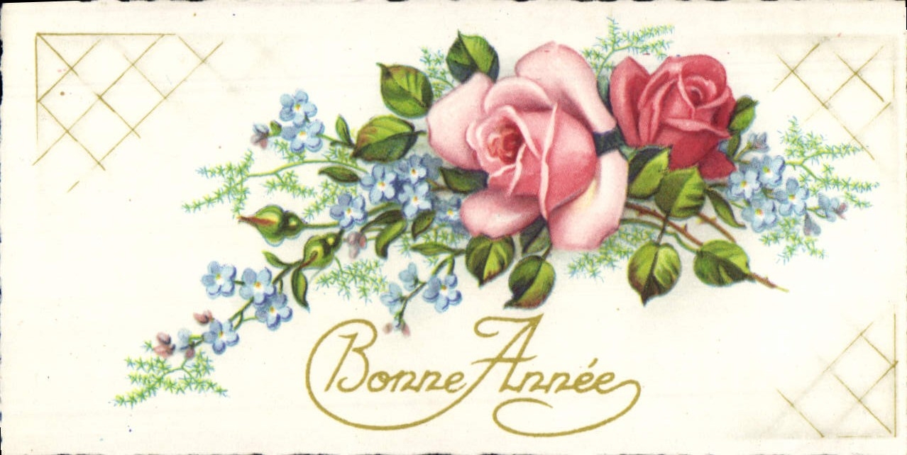 CPA Fantaisie Fleurs