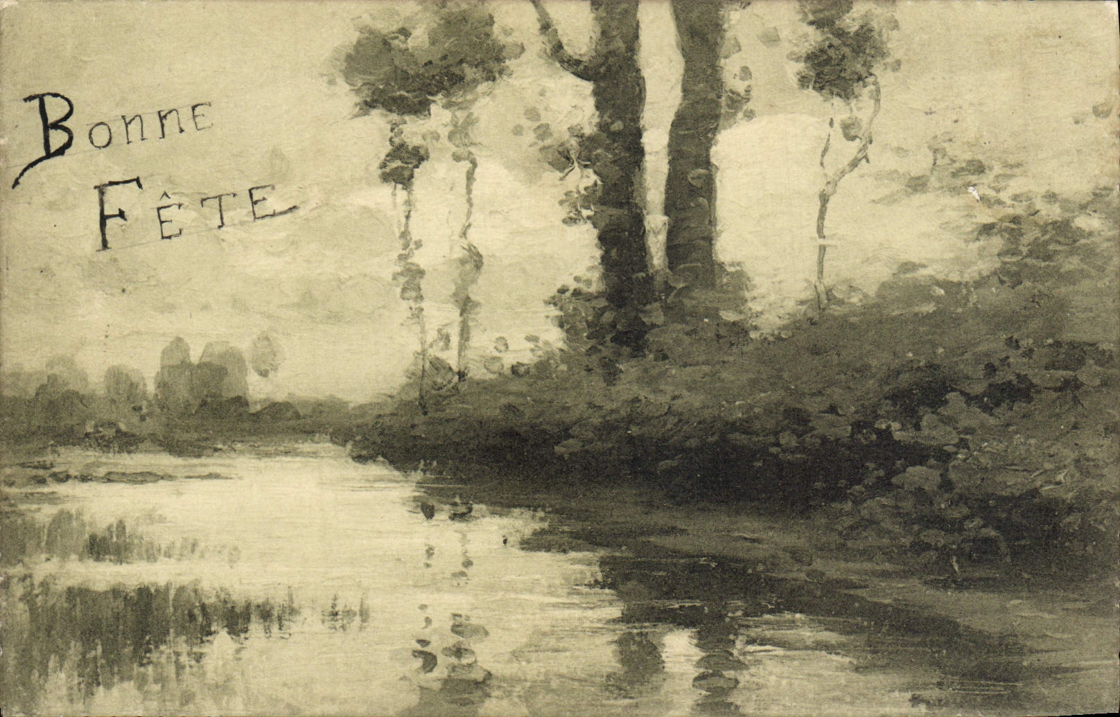 CPA Fantaisie Bonne fete