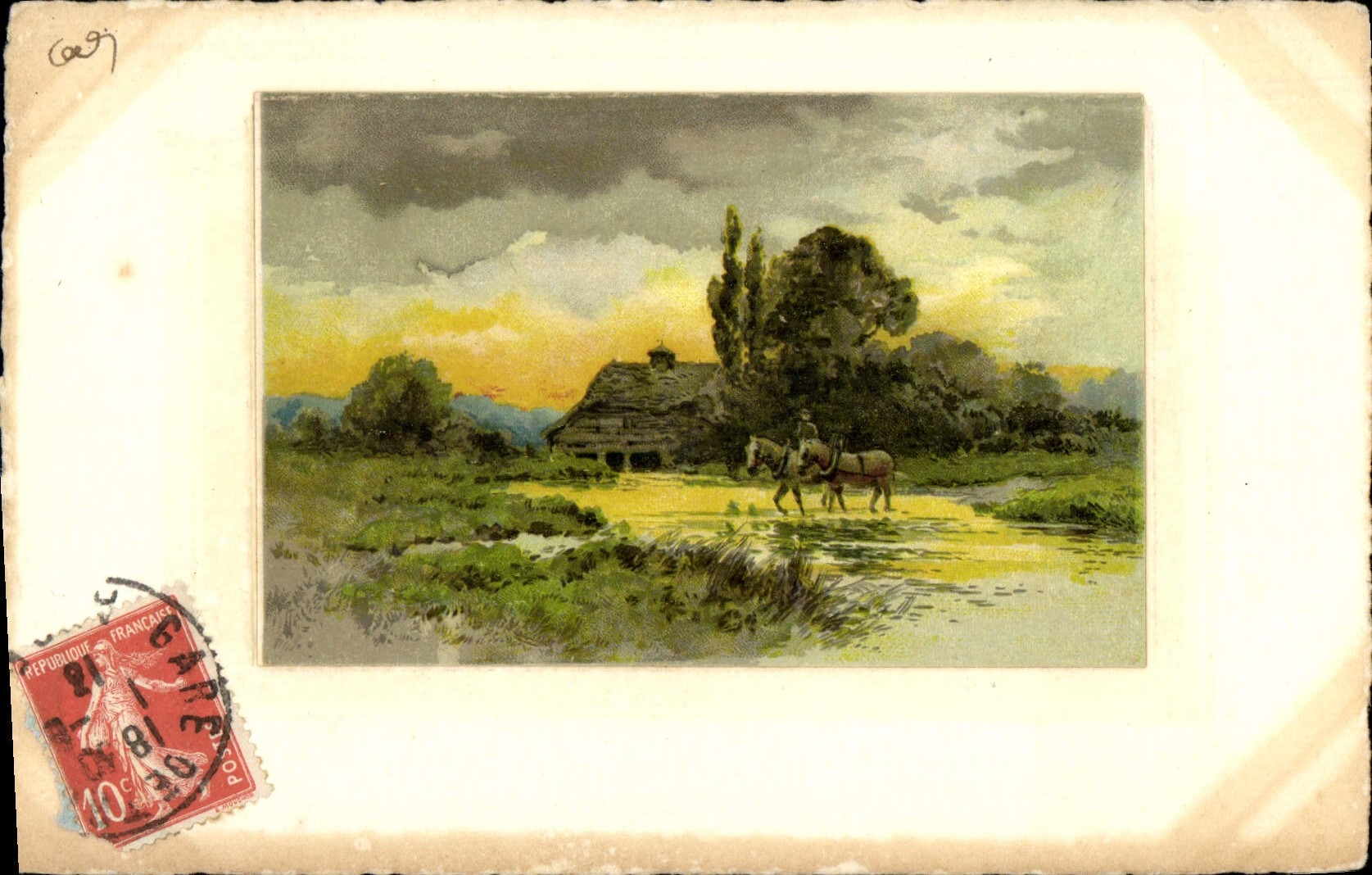 CPA Fantaisie Chevaux