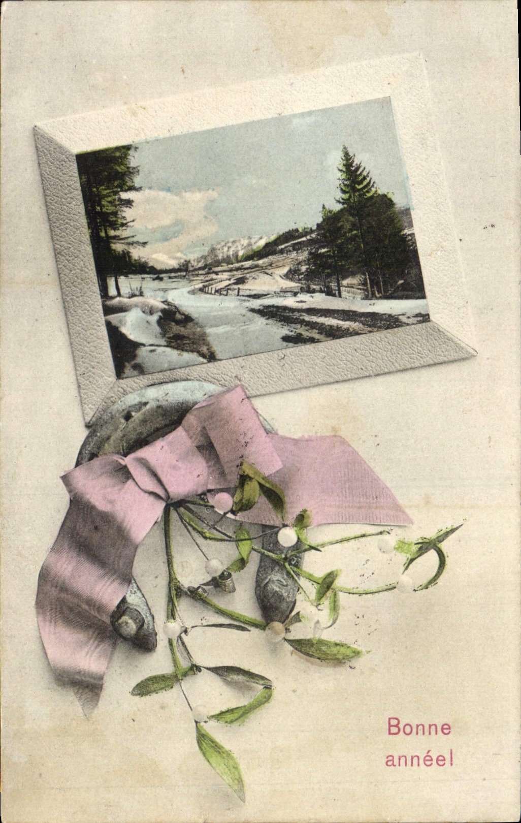 CPA Fantaisie Bonne annee