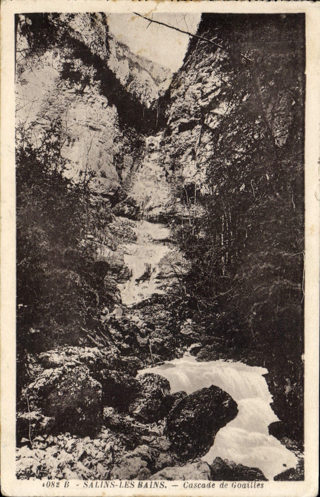 CPA Salins Les Bains Cascade de Goailles