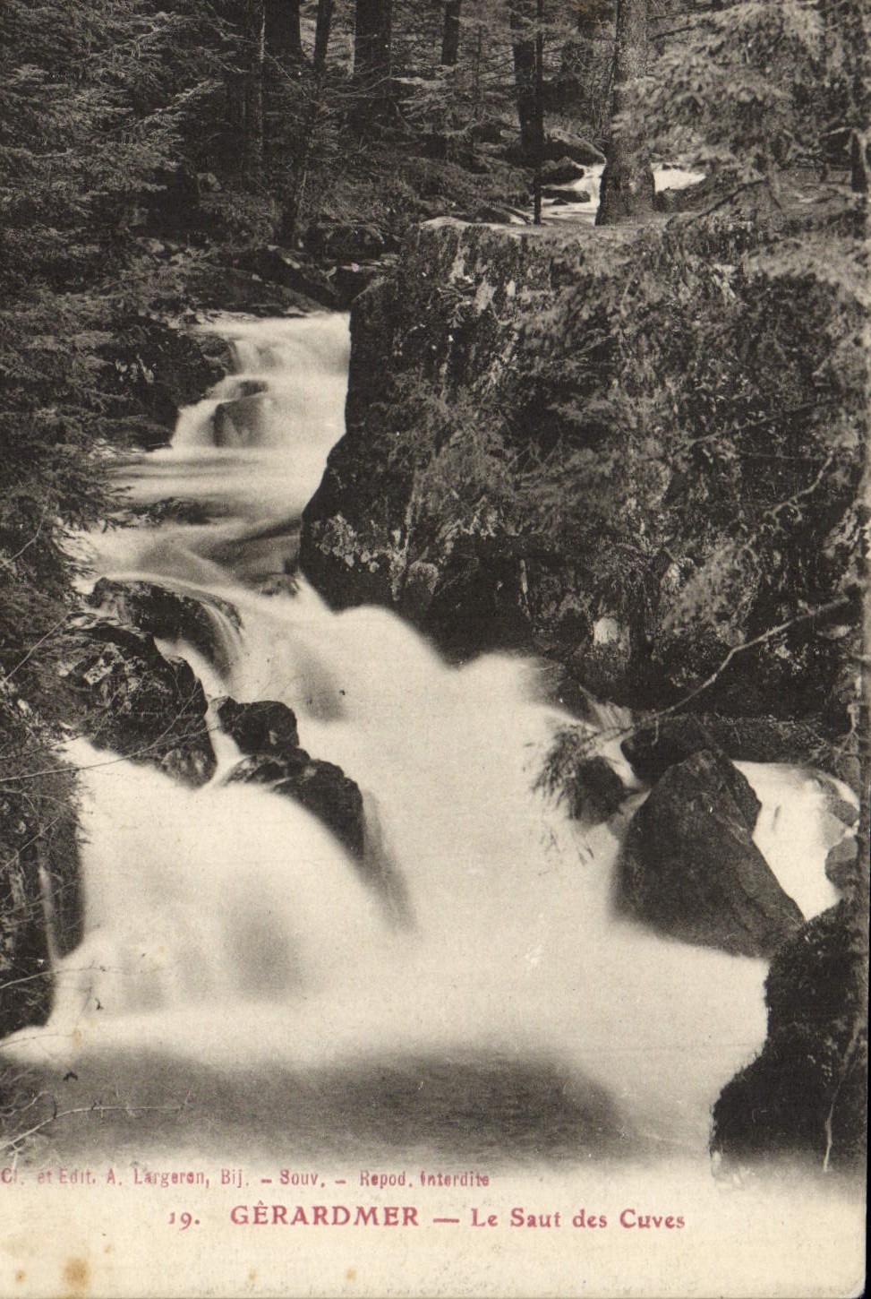 CPA Gerardmer Le Saut des Cuves