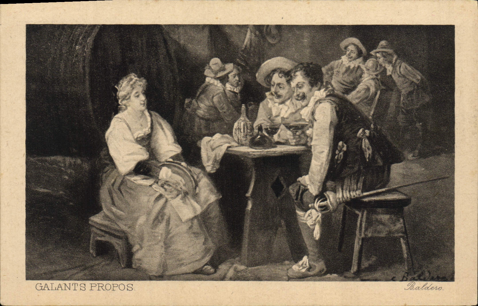 CPA Galants Propos Chicoree Casiez Bourgeois Cambrai Mousquetaire