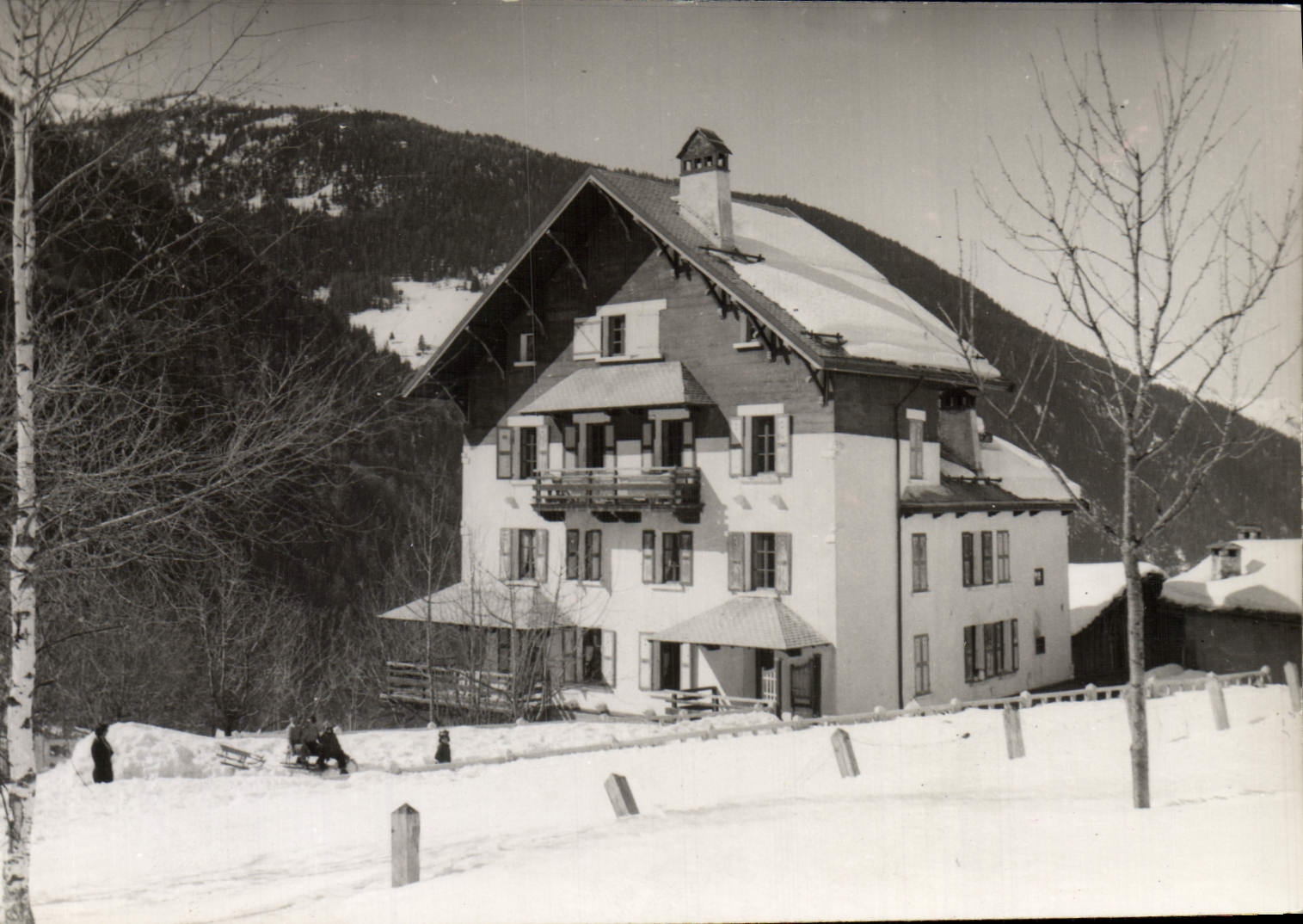 CARTE PHOTO Chalet SAvoie 