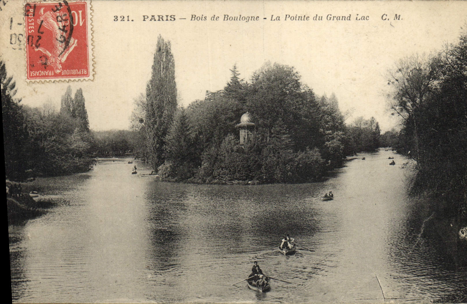CPA Paris Bois de Boulogne La Pointe du Grand Lac