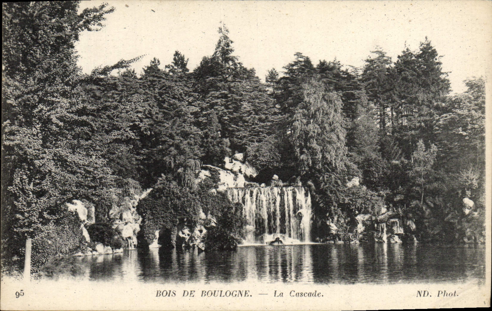CPA Paris Bois De Boulogne la Cascade