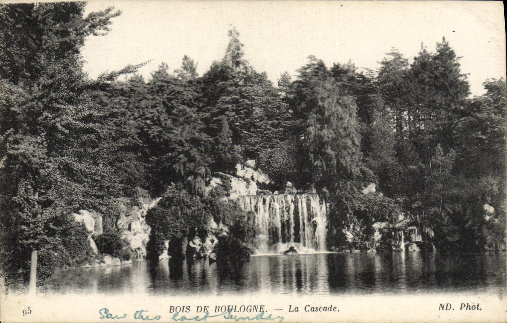 CPA Paris Bois De Boulogne la Cascade