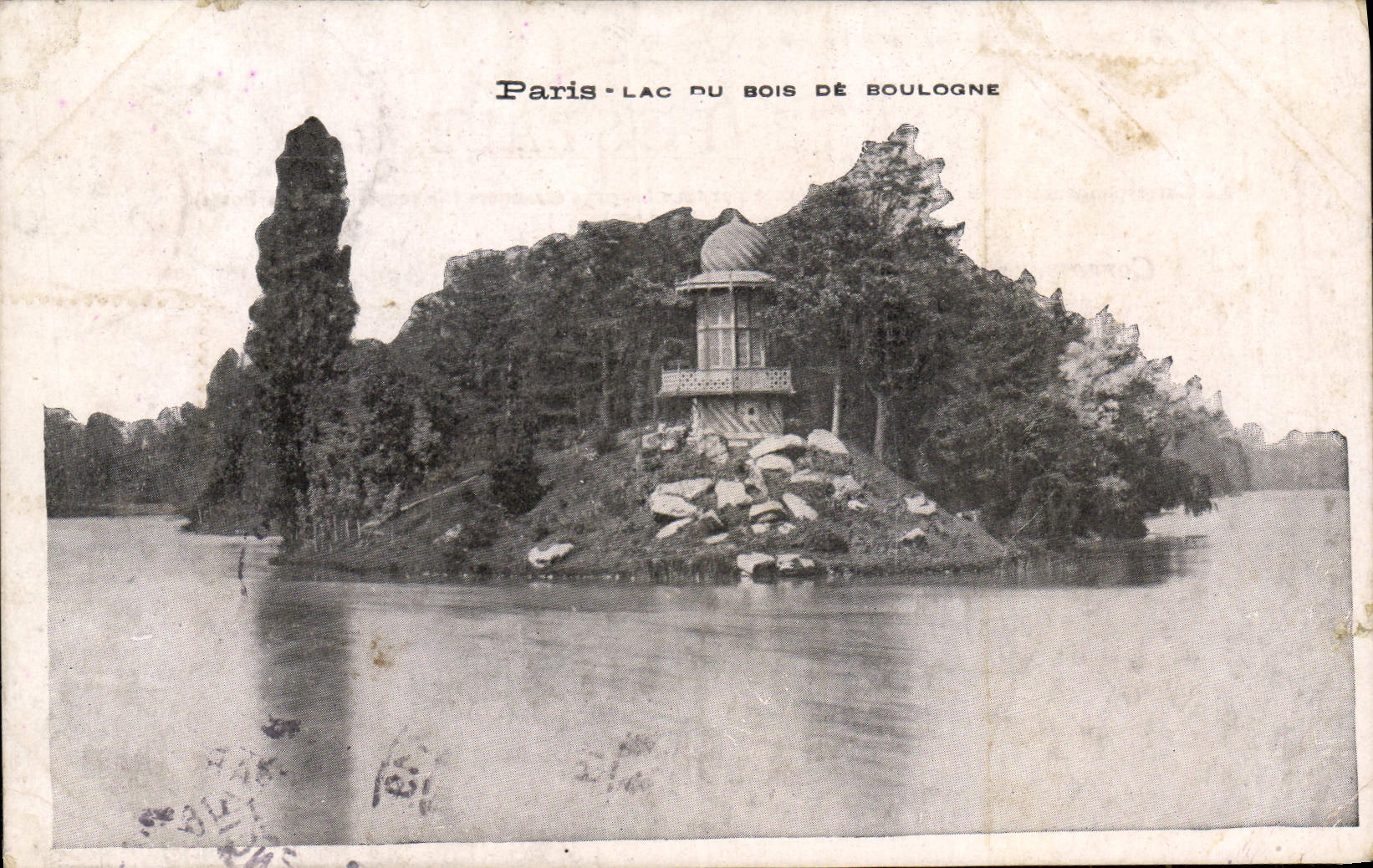 CPA Paris Lac Du Bois De Boulogne