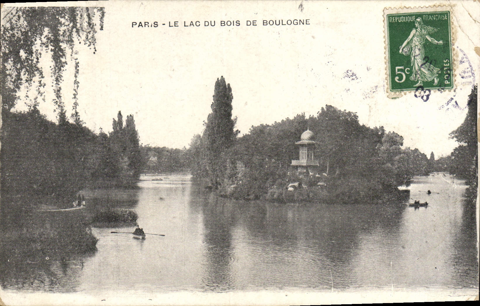 CPA Paris Lac Du Bois De Boulogne