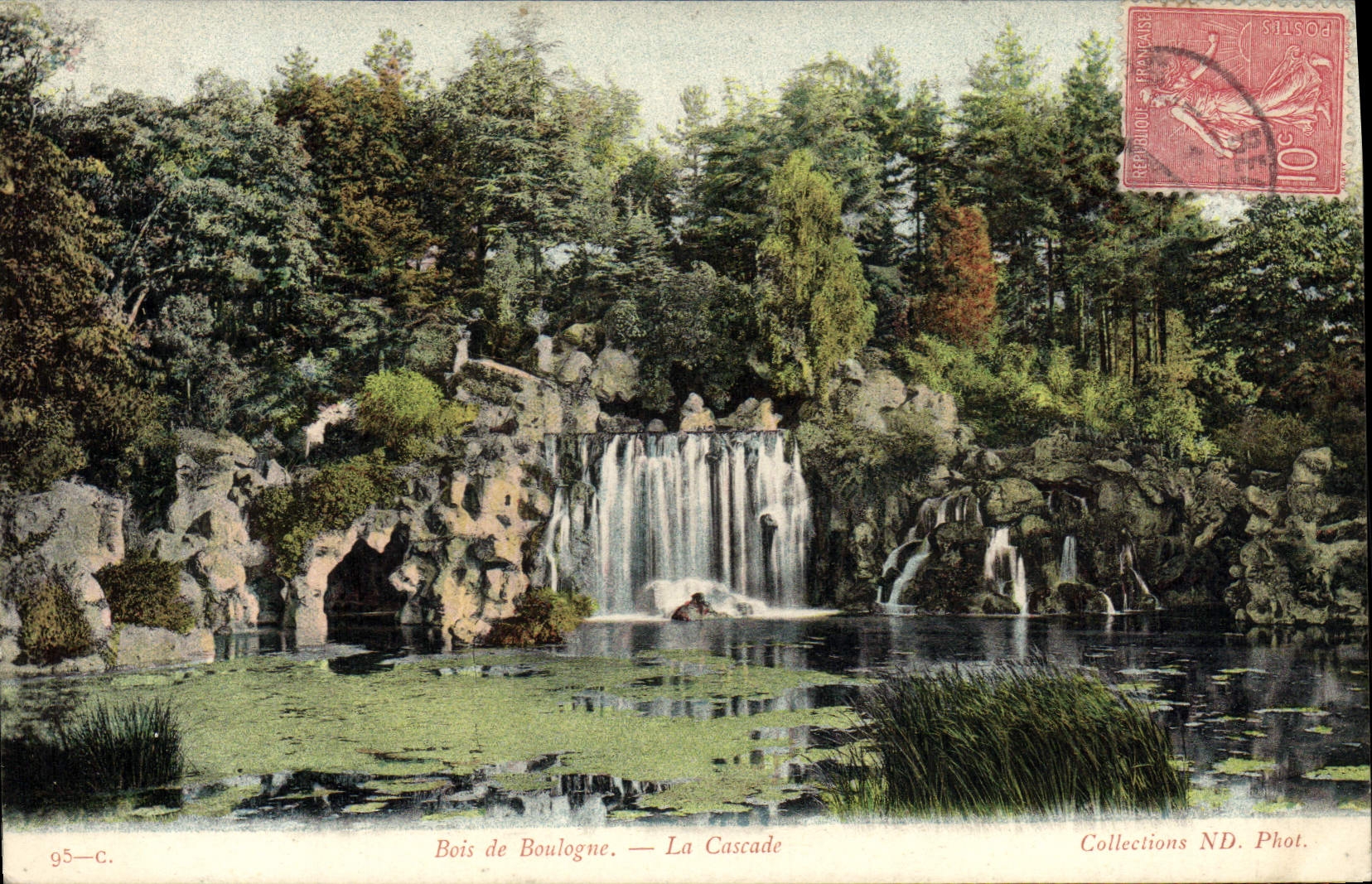CPA Paris La cascade Du Bois De Boulogne