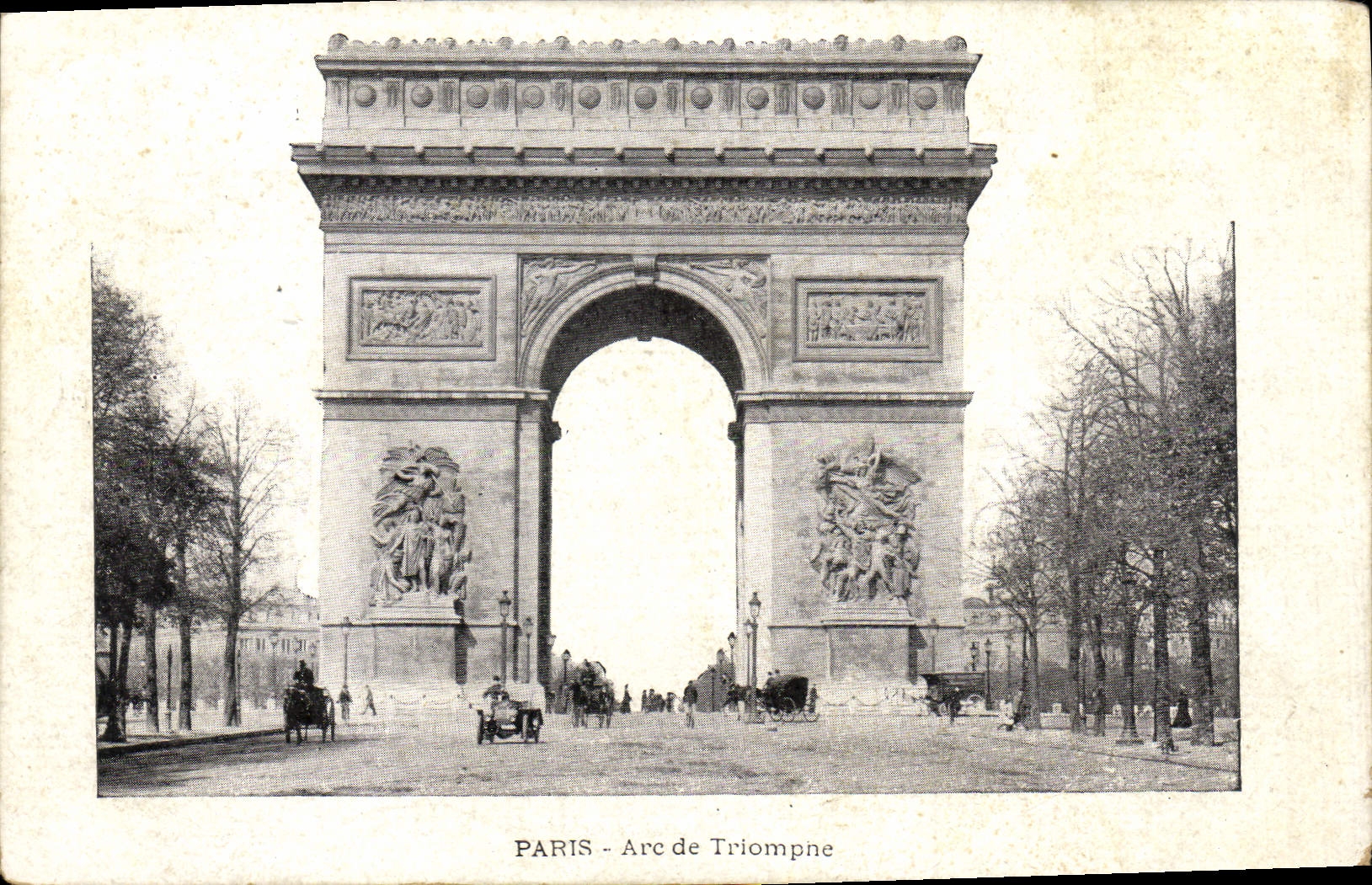 CPA Paris Arc de Triomphe