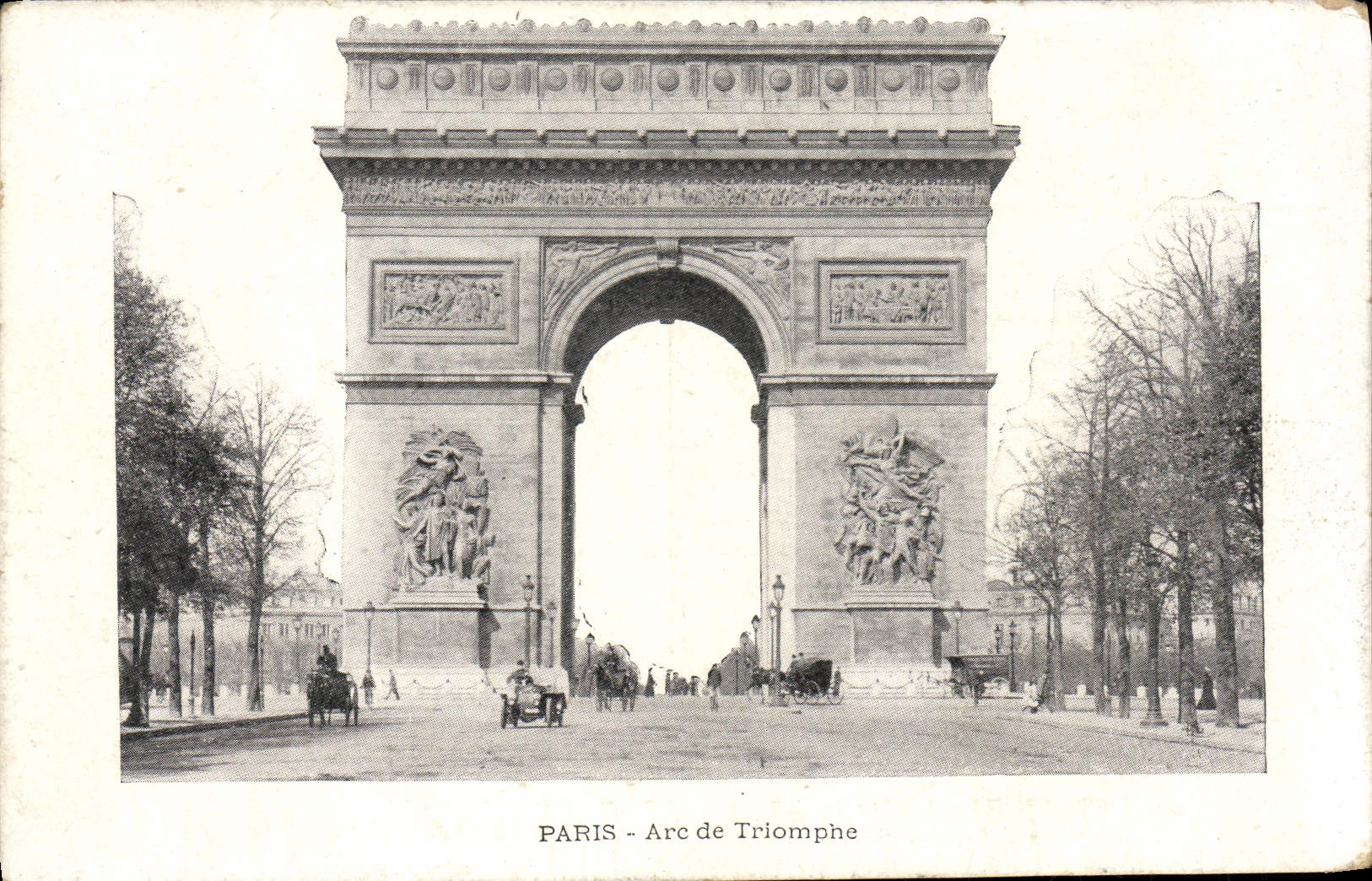 CPA Paris Arc de Triomphe