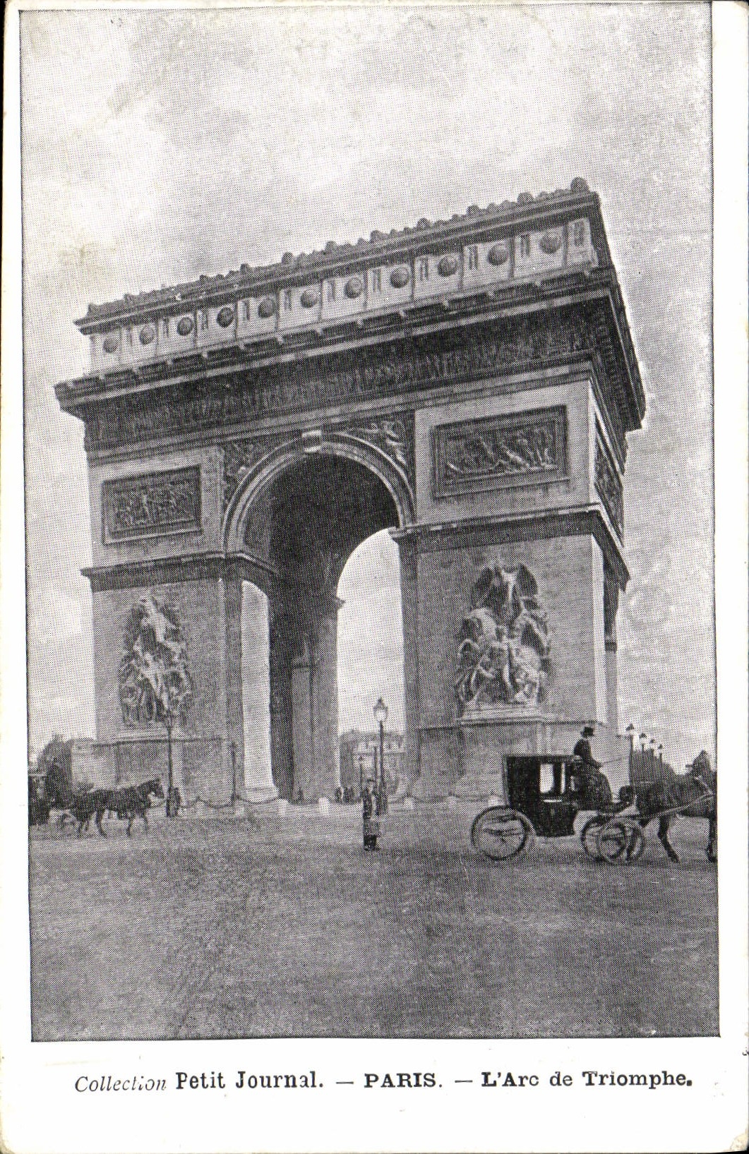 CPA Paris L'Arc de Triomphe 
