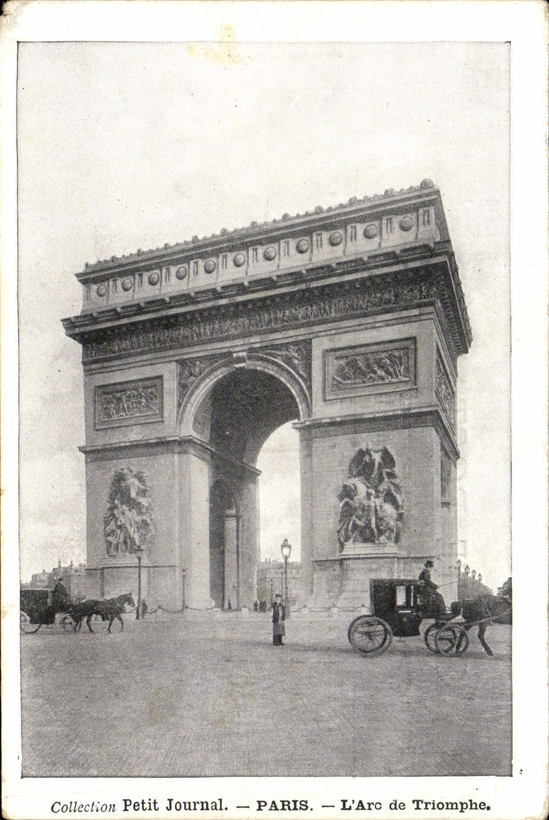 CPA Paris L'Arc de Triomphe