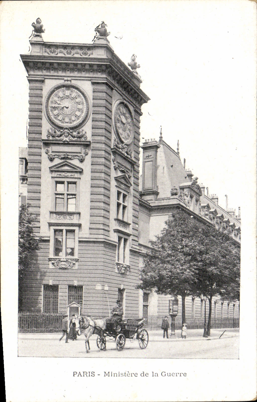 CPA Paris Ministere de la Guerre