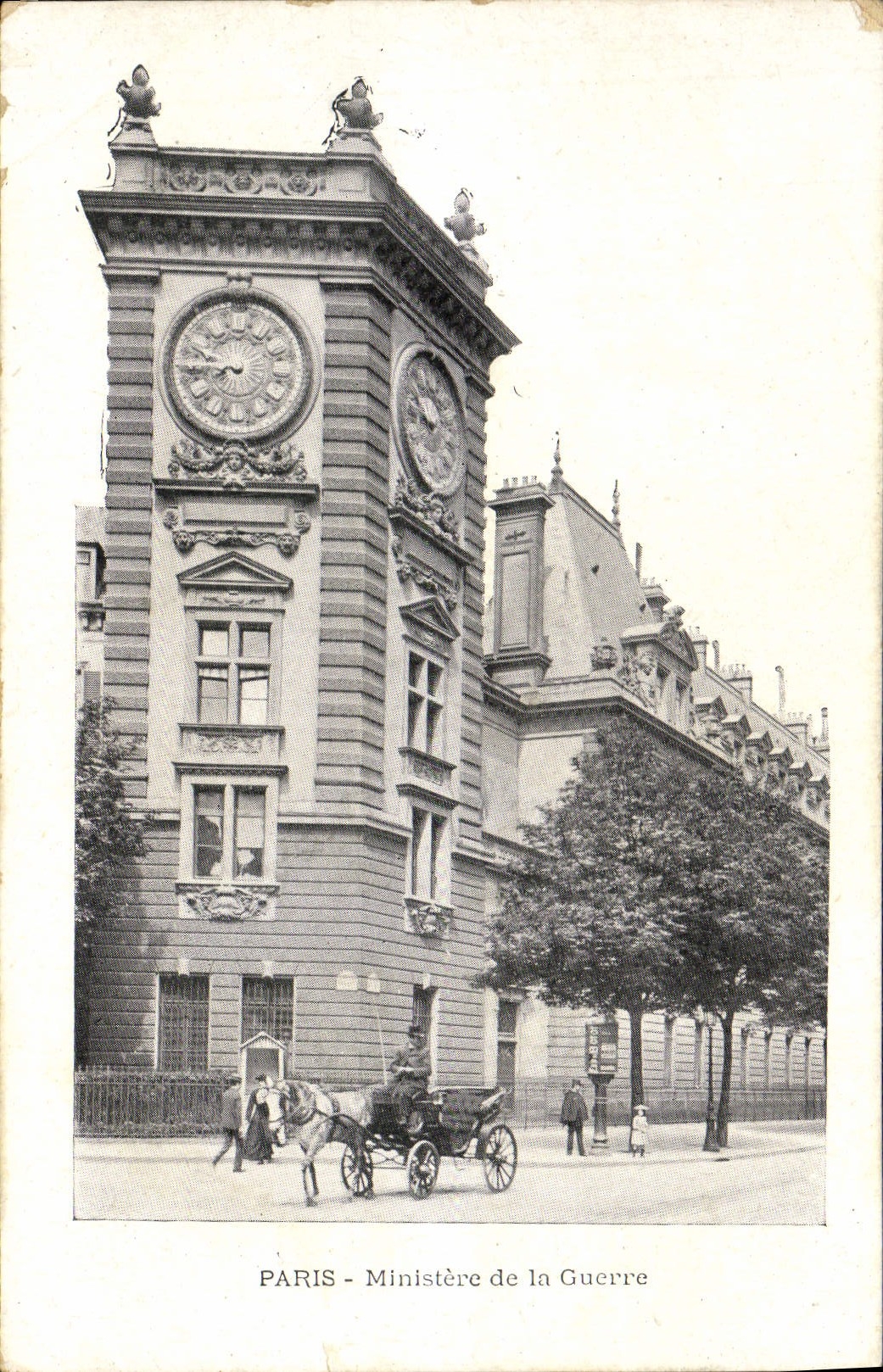 CPA Paris Ministere de la Guerre