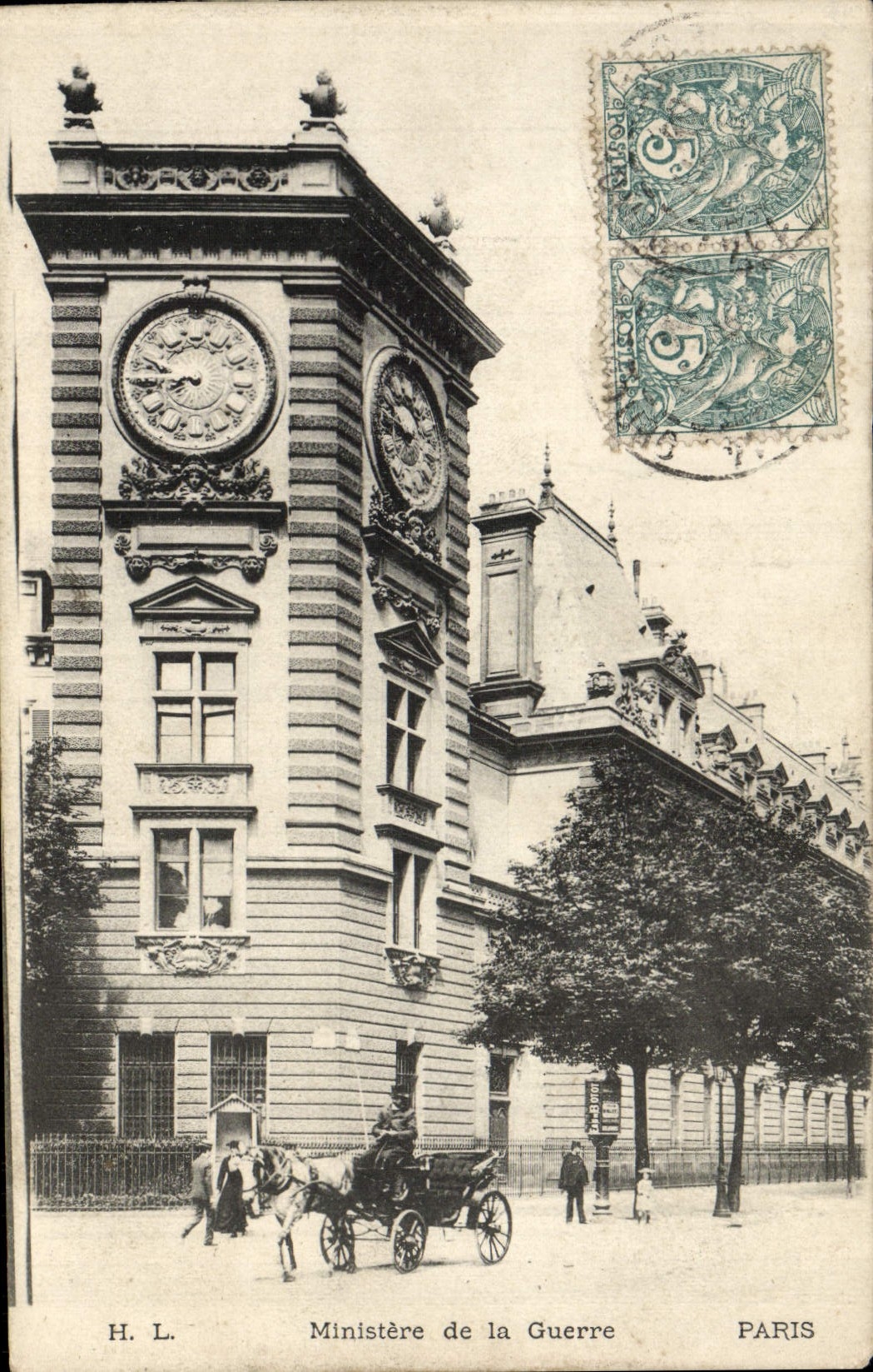 CPA Paris Ministere de la Guerre