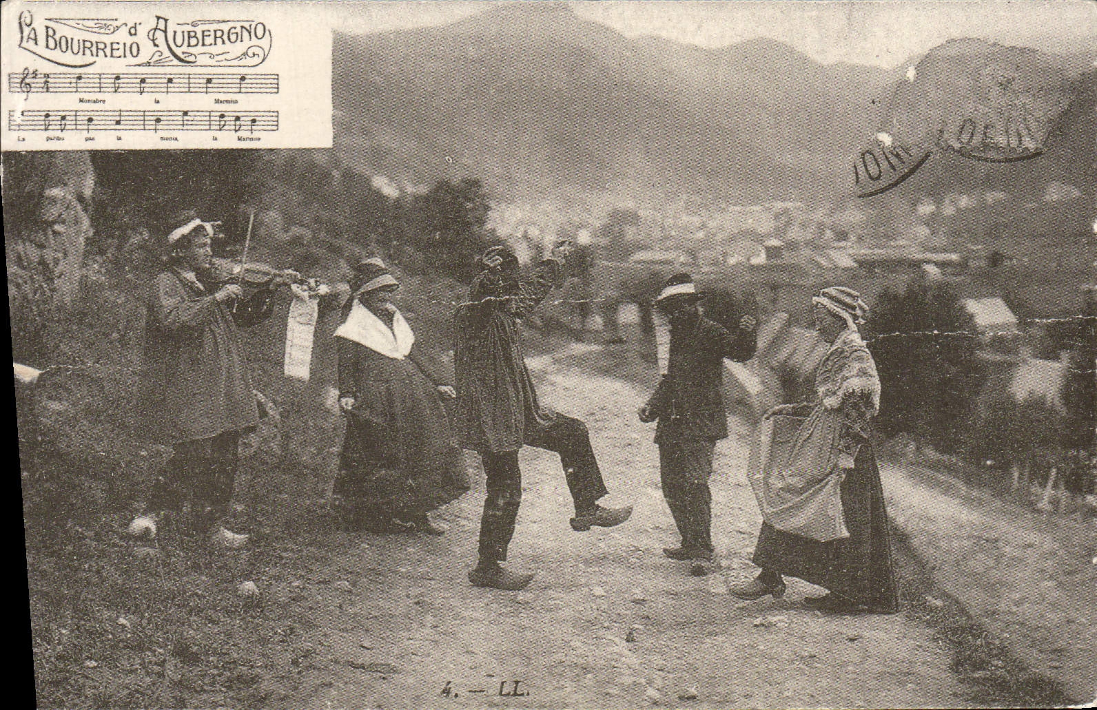 REPRO La bourree d'Auvergne Folklore