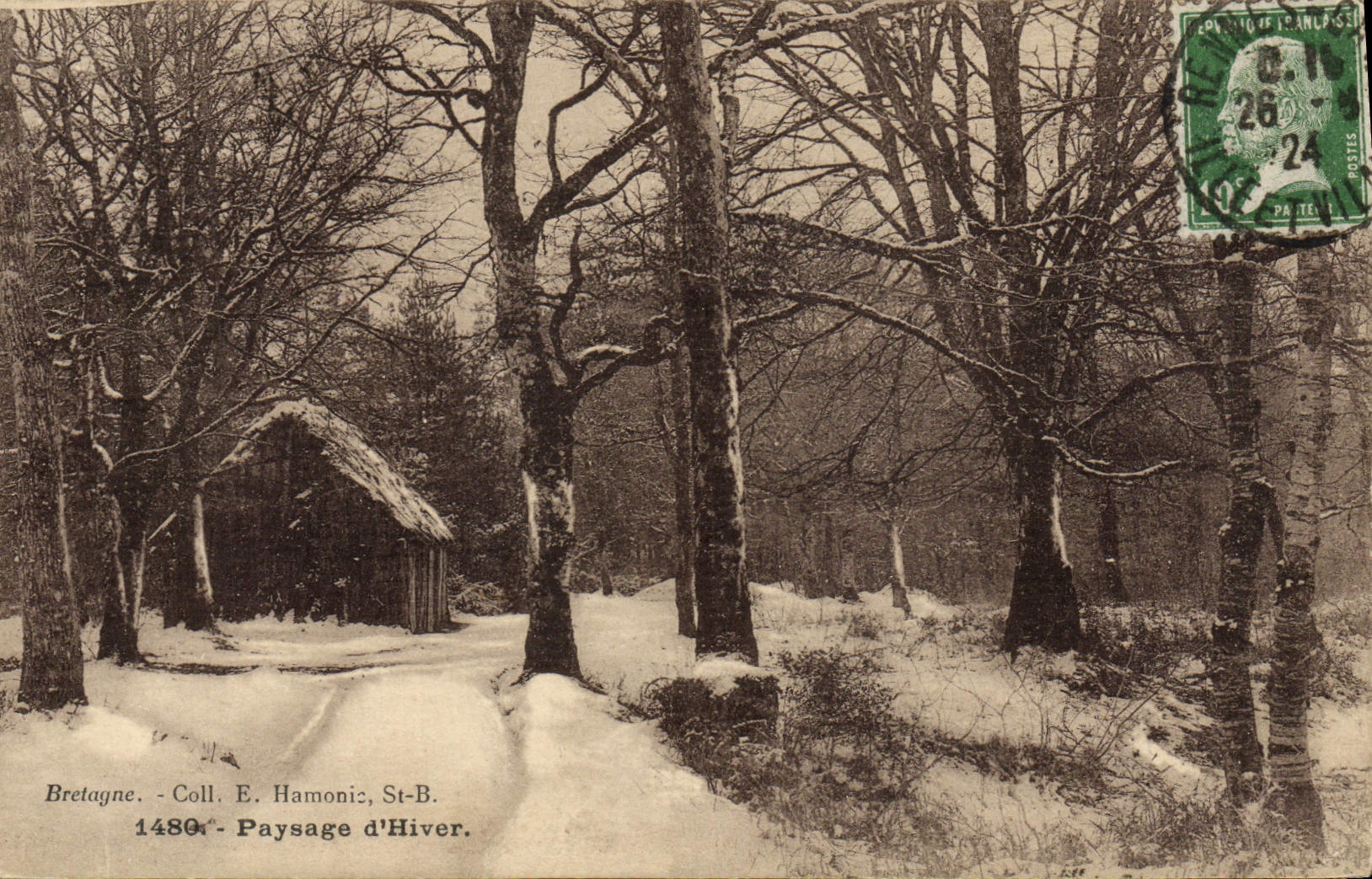 CPA Paysage d'Hiver Bretagne 