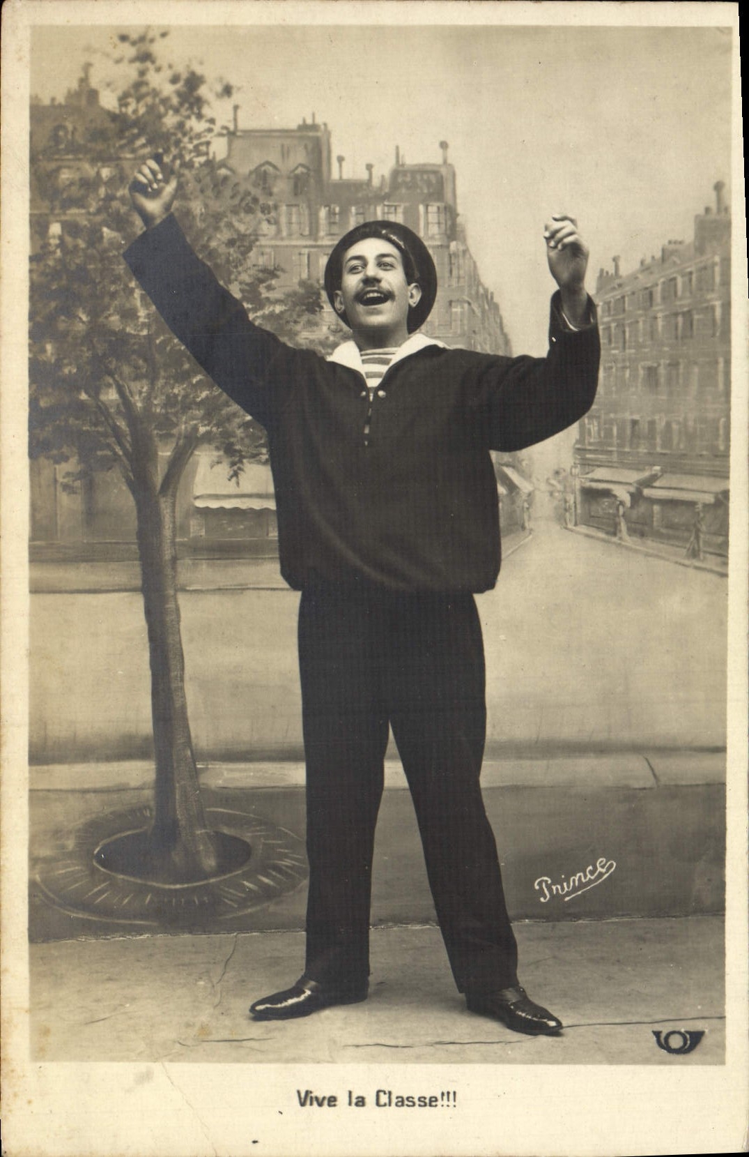 VINTAGE POSTCARD the Class Sailor Lives