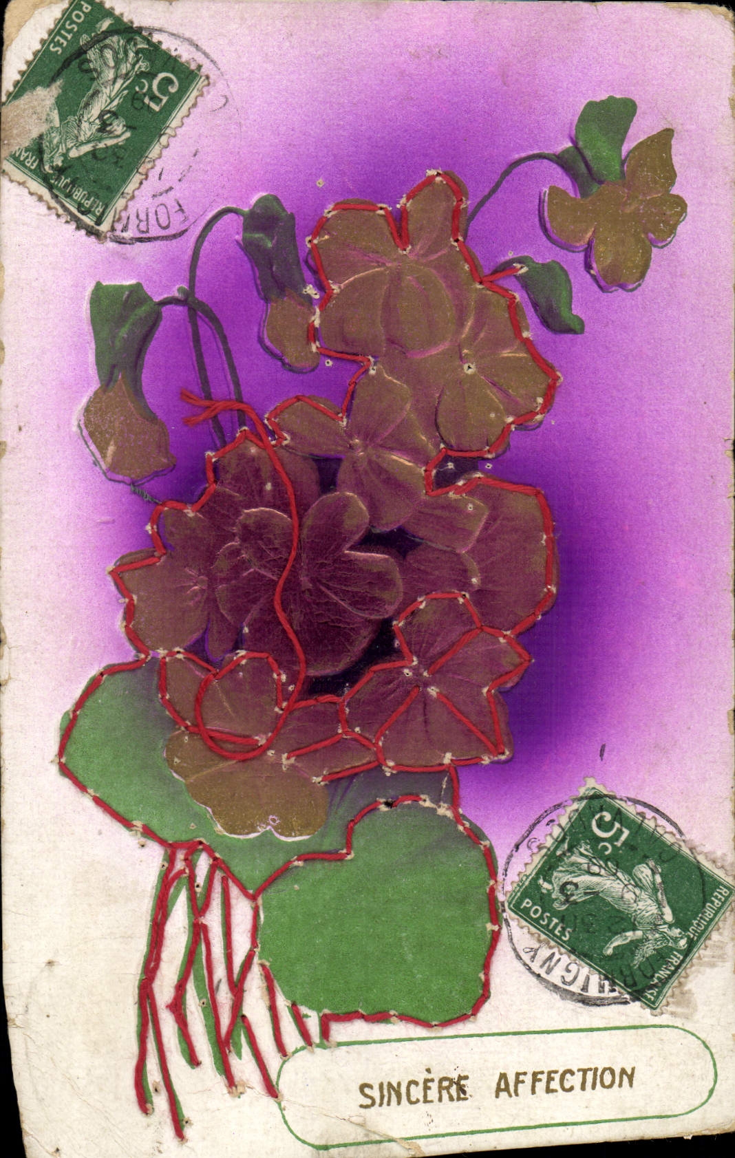 VINTAGE POSTCARD Fantasy FelrusSincere Affection