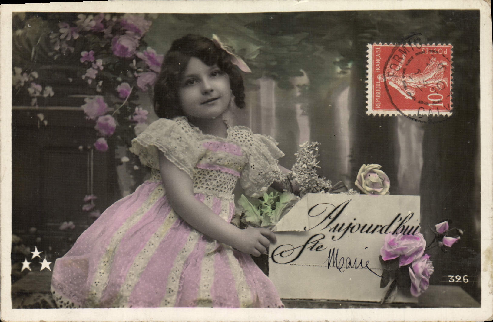 VINTAGE POSTCARD Fantasy Marie Child