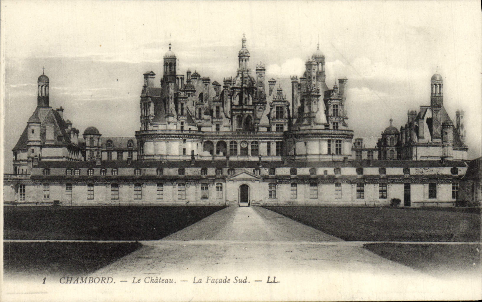 CPA Chambord Le chateau Facade Sud