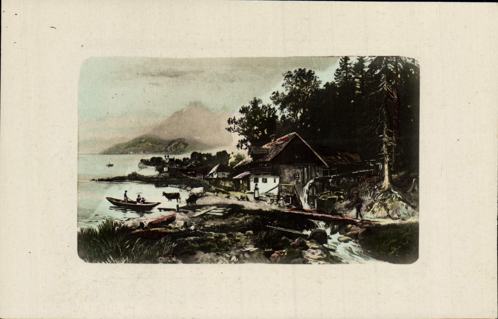 VINTAGE POSTCARD Allysobrom Fantasy