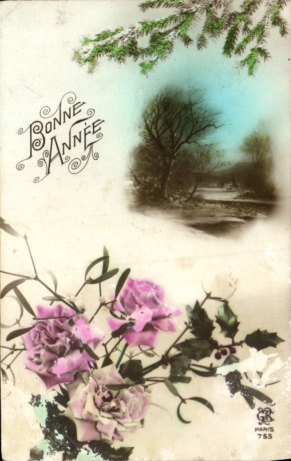 CPA Fantaisie Fleurs 