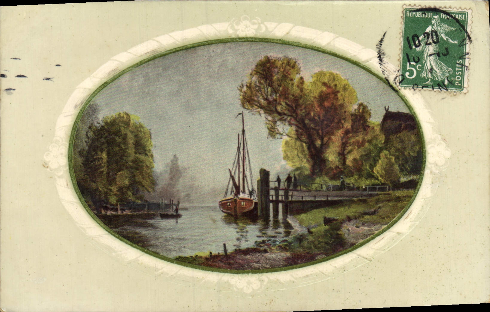 CPA Fantaisie Bateau