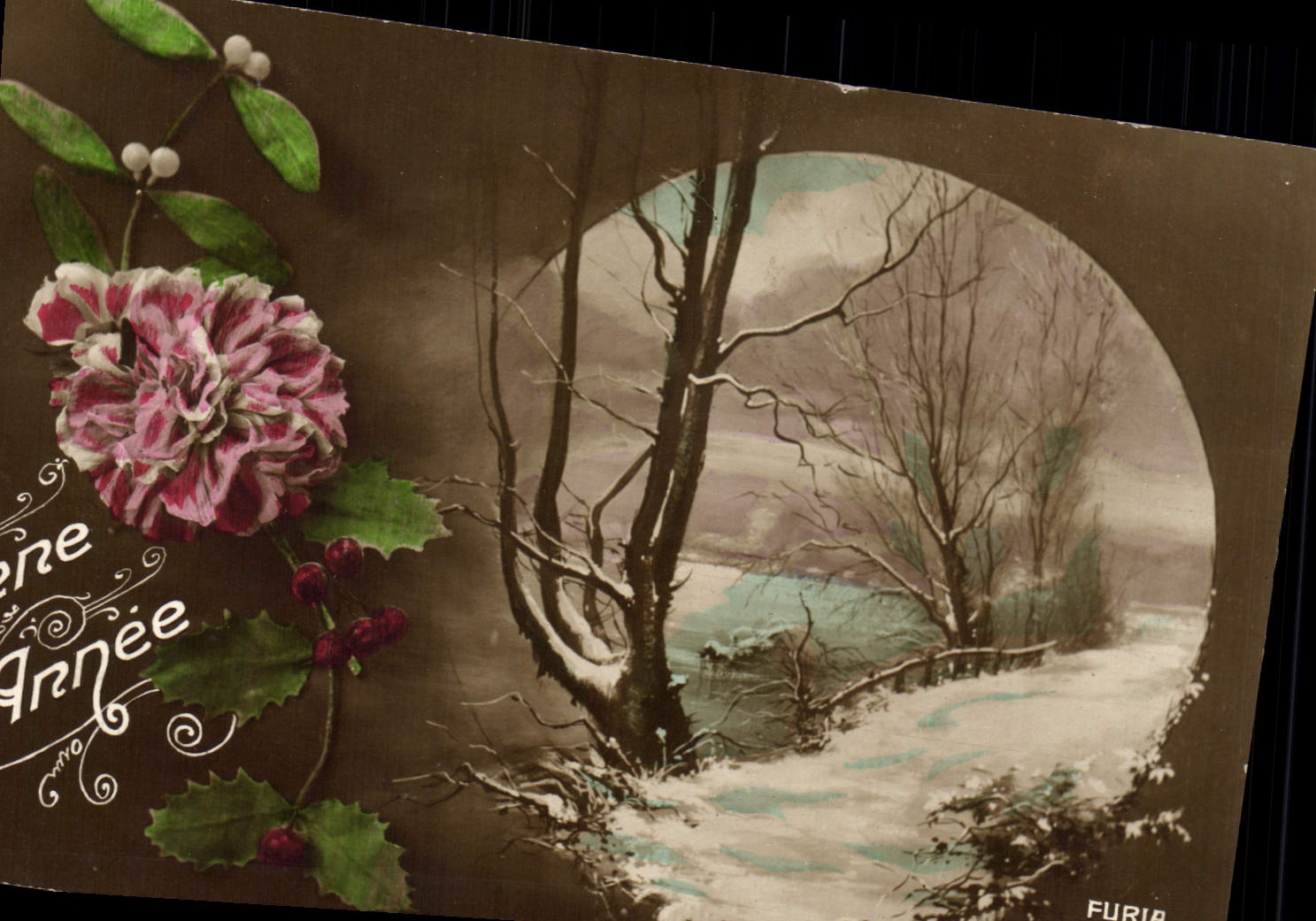 CPA Fantaisie Bonne annee