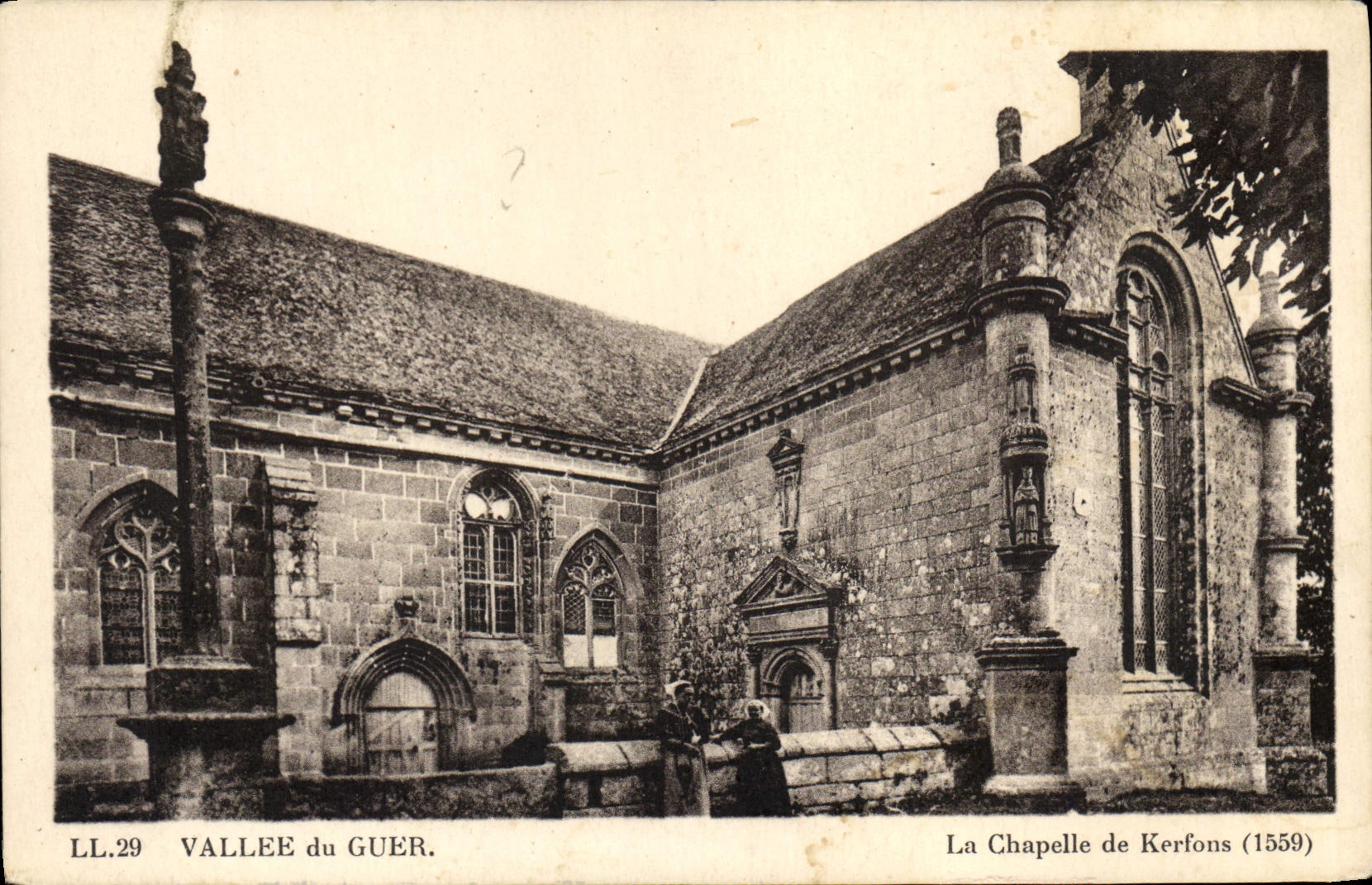 CPA Vallee Du Guer La Chapelle de Kerfons