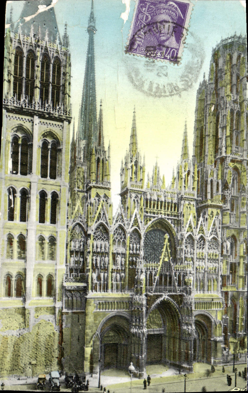 CPA Rouen La Cathedrale