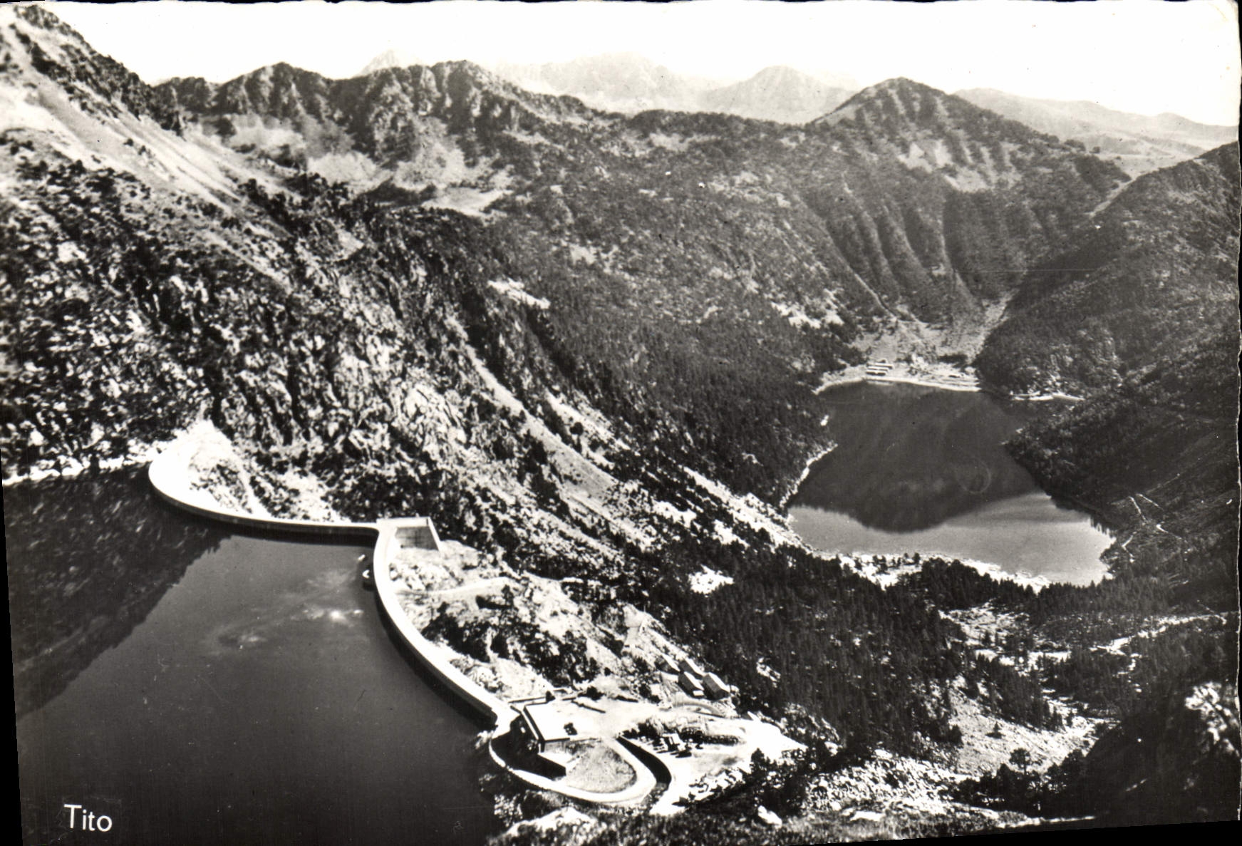 CPM Vallee D'Aure Lac et Barrage de Cap de Long Lac d'Oredon Pic d'Anglade