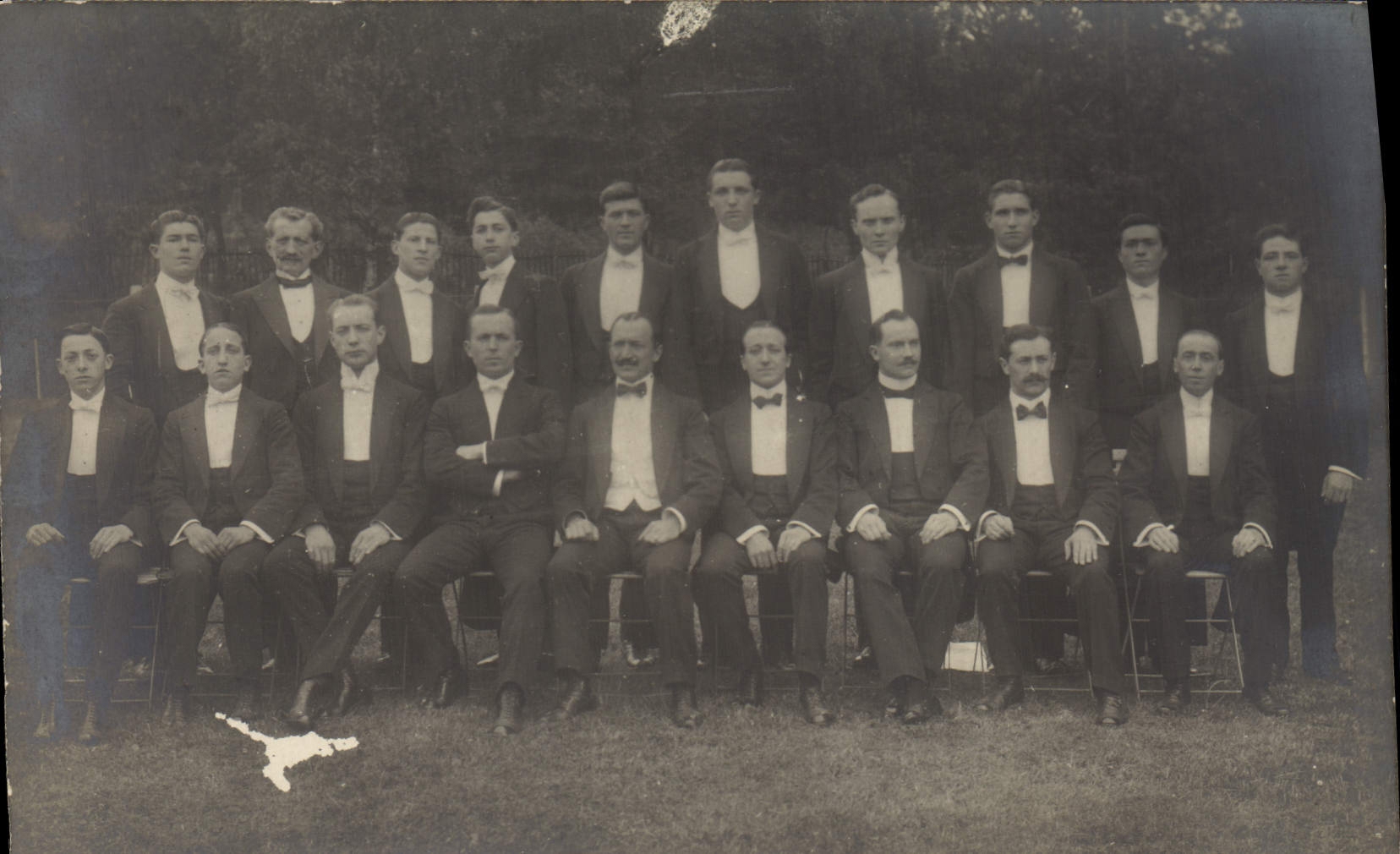 CARTE PHOTO Musiciens Chanteurs 