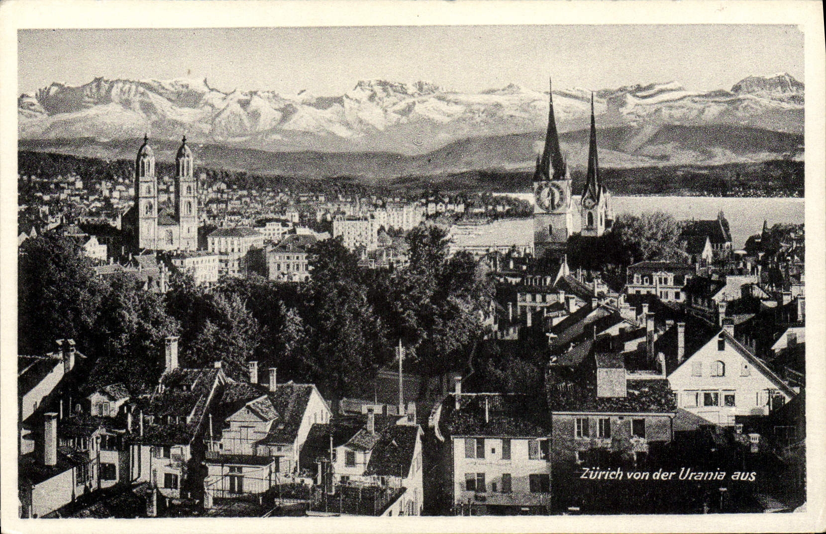 CPA Zurcih von der Urania aus