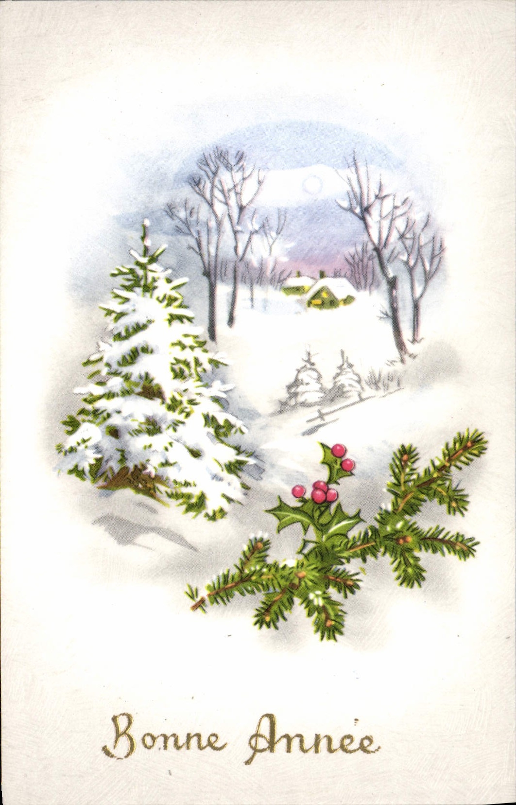 CPM Bonne Annee