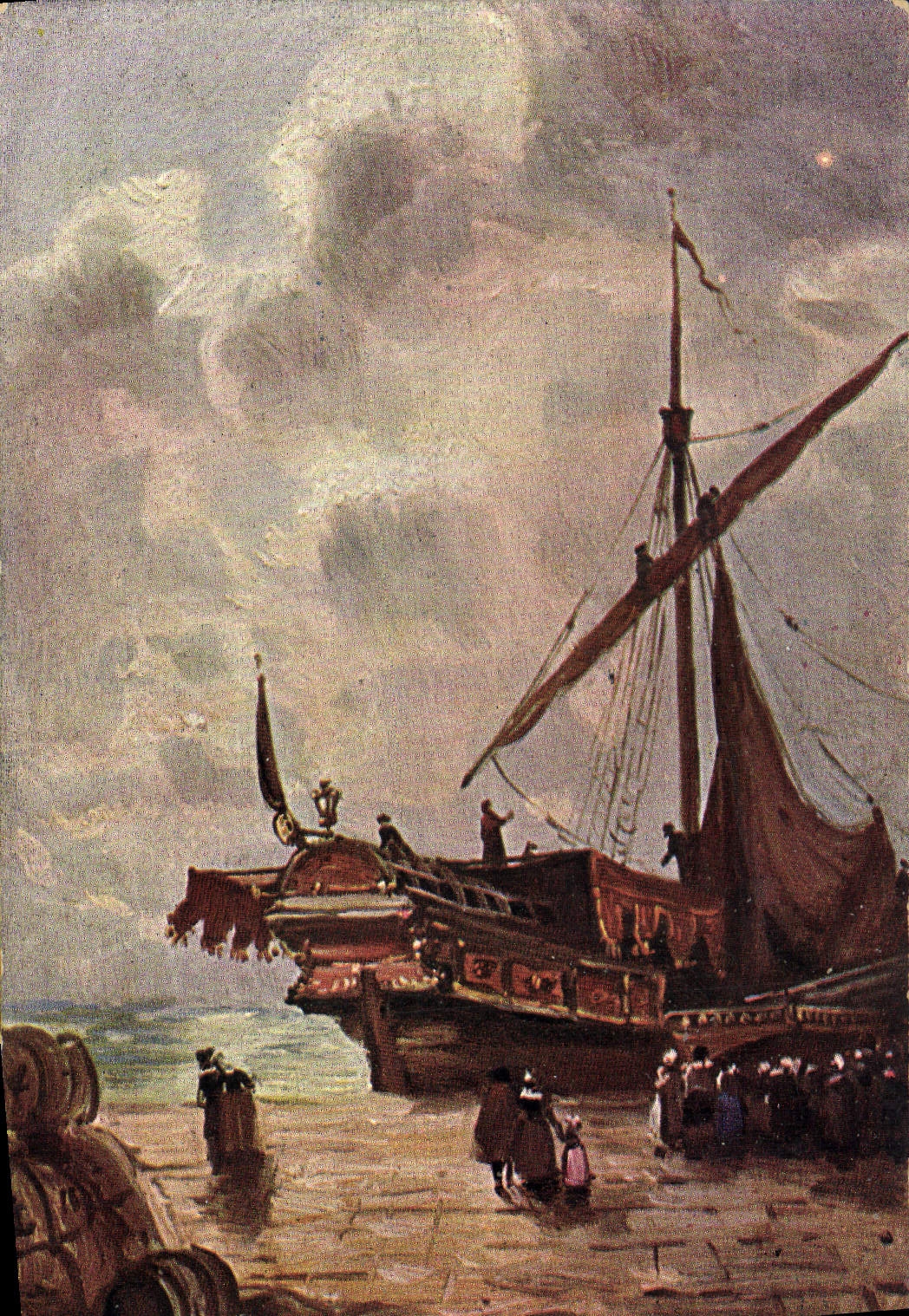 CPA Fantaisie Bateau