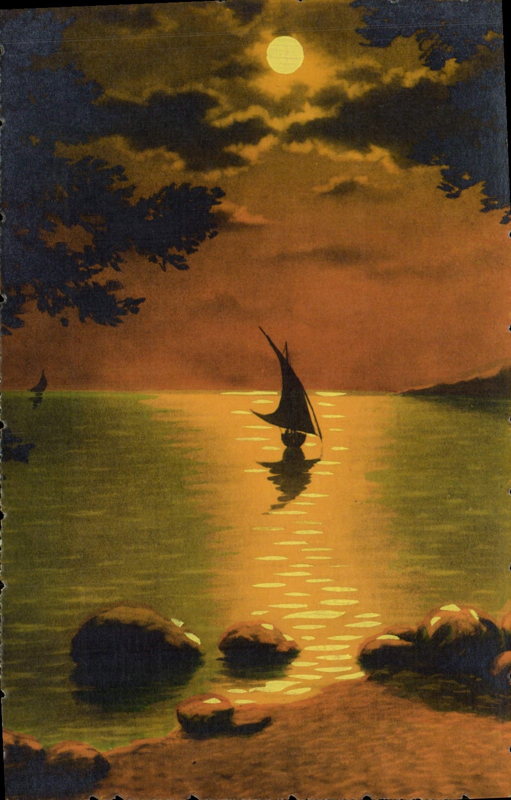 CPA Fantaisie Bateau