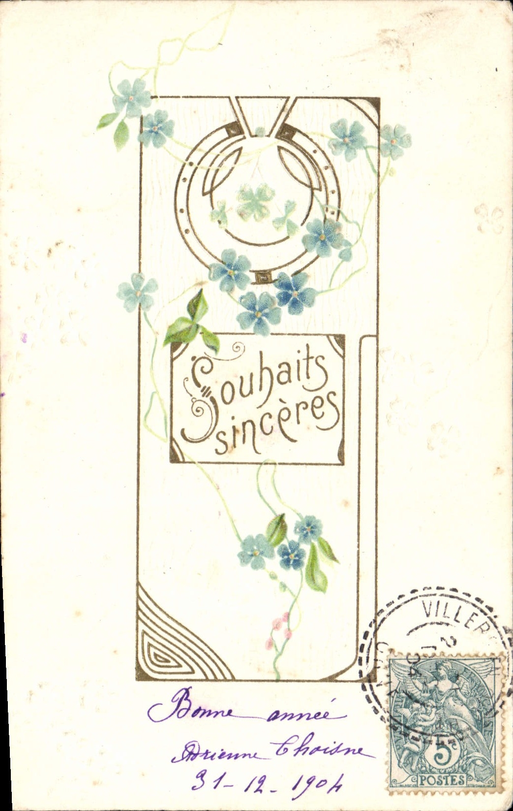 CPA Fantaisie Fleurs