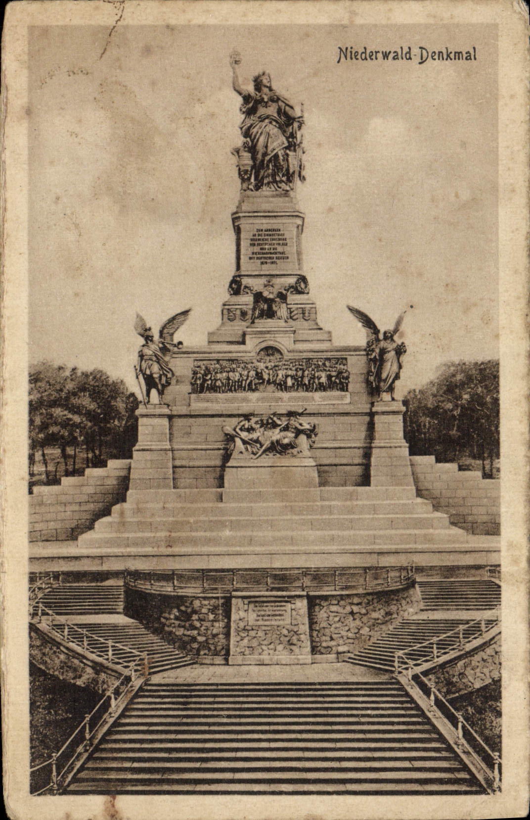 CPA Niederwald Denkmal