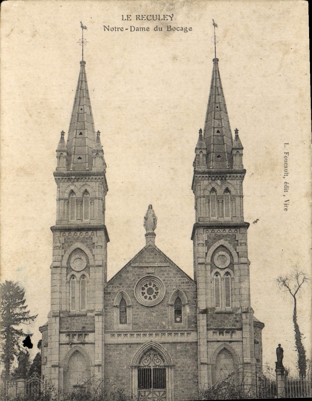 CPA Le Reculey Notre Dame du Bocage