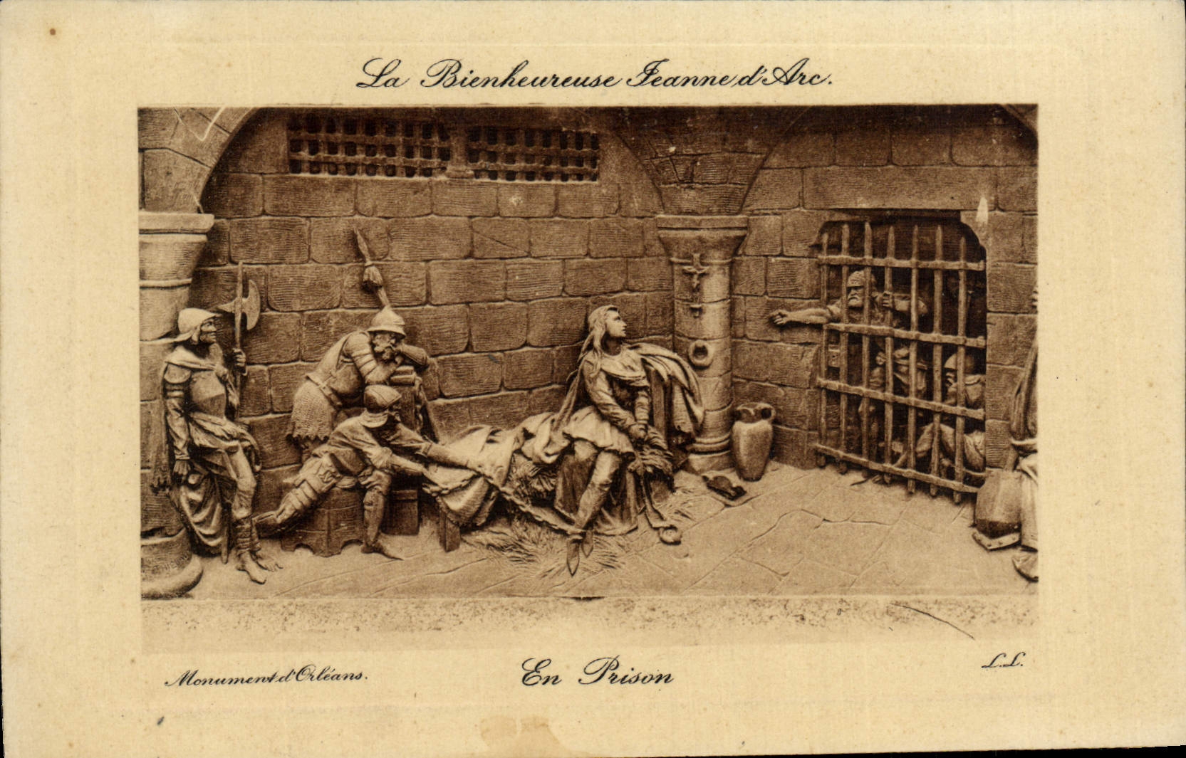 CPA La Bienheureuse Jeanne d'Arc En prison 