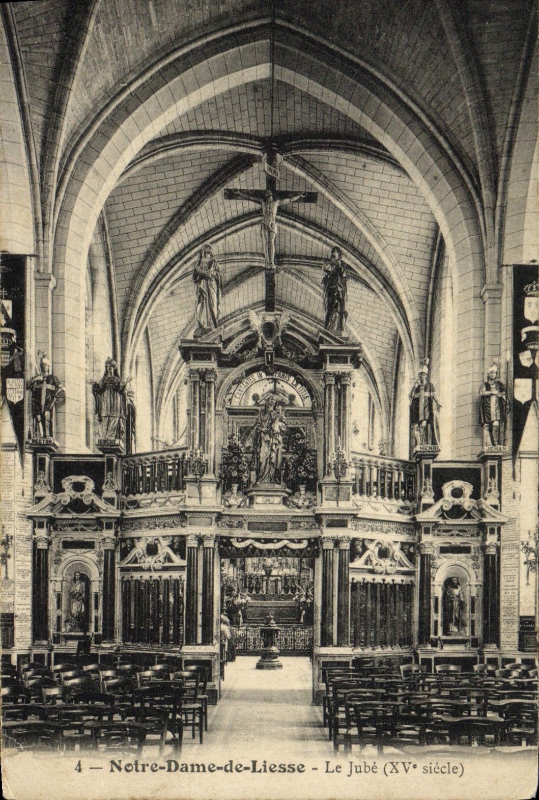 CPA Notre Dame de Liesse Le Jube